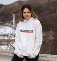 Dámska mikina - ABCDEFUCKYOU