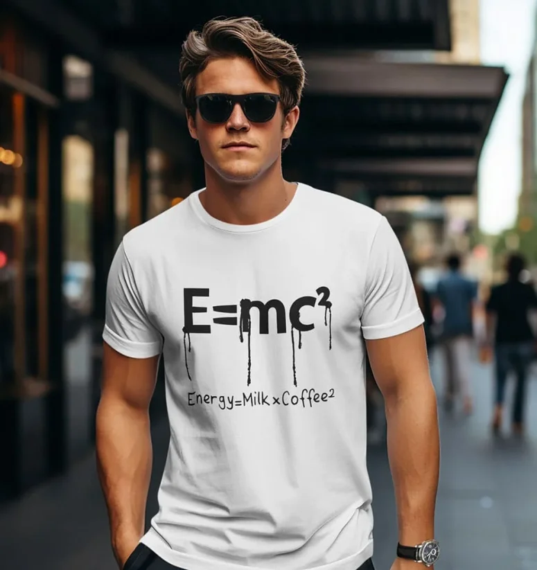 Pánske tričko - Einstein Coffee