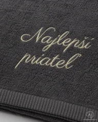 Vyšívaná osuška - Najlepší priateľ