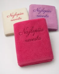 Vyšívaná osuška - Najlepšia nevesta