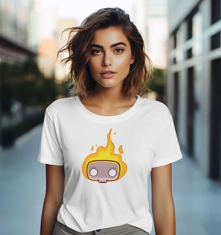 Dámske tričko - Burn - Farba: Čierna, Veľkosť: XXL