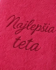 Vyšívaná osuška - Najlepšia teta