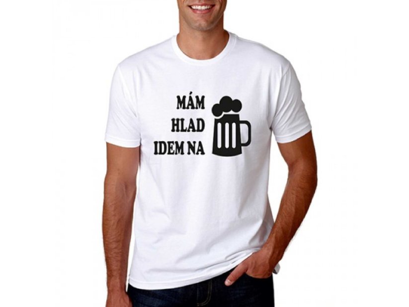 Vtipné tričko - Mám hlad