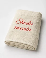 Vyšívaná osuška - Skvelá nevesta