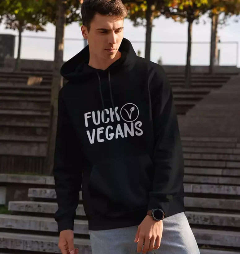 Pánska mikina - Fuck Vegans