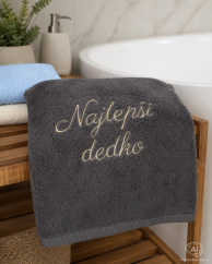 Vyšívaná osuška - Najlepší dedko