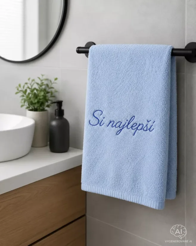 Vyšívaná osuška - Si najlepší