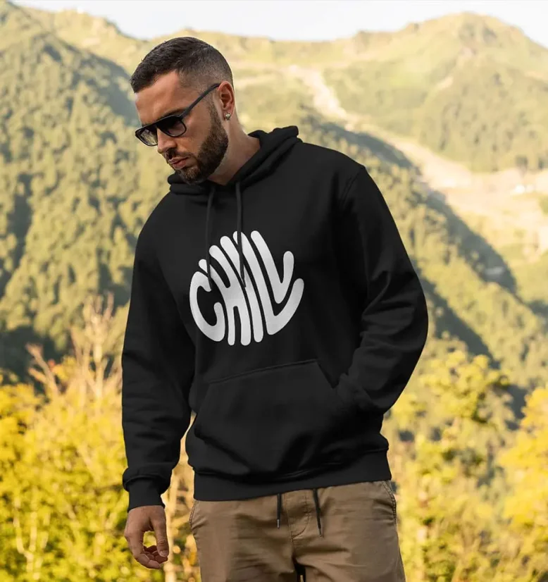 Pánska mikina - Chill - Farba: Biela, Veľkosť: M