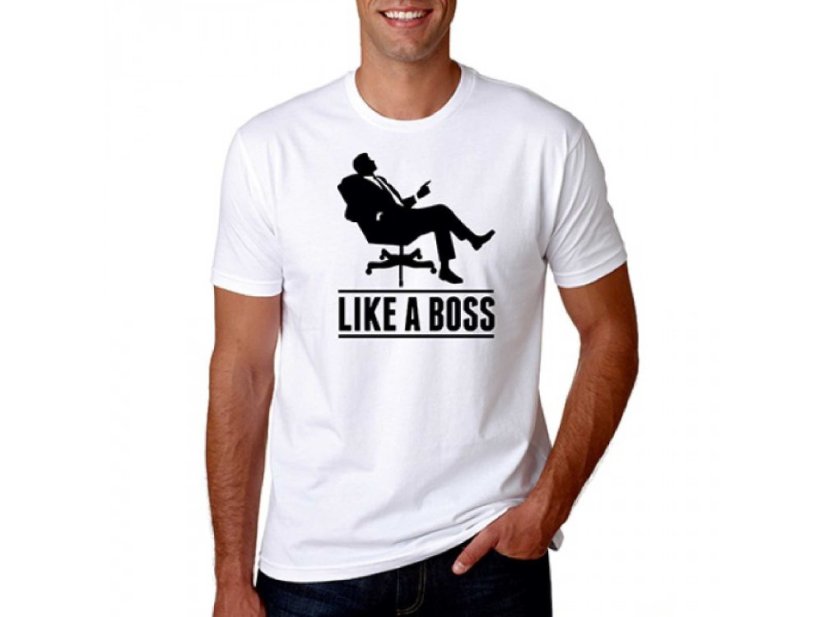 Vtipné tričko - Like a Boss