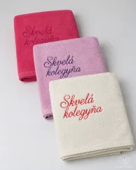 Vyšívaná osuška - Skvelá kolegyňa