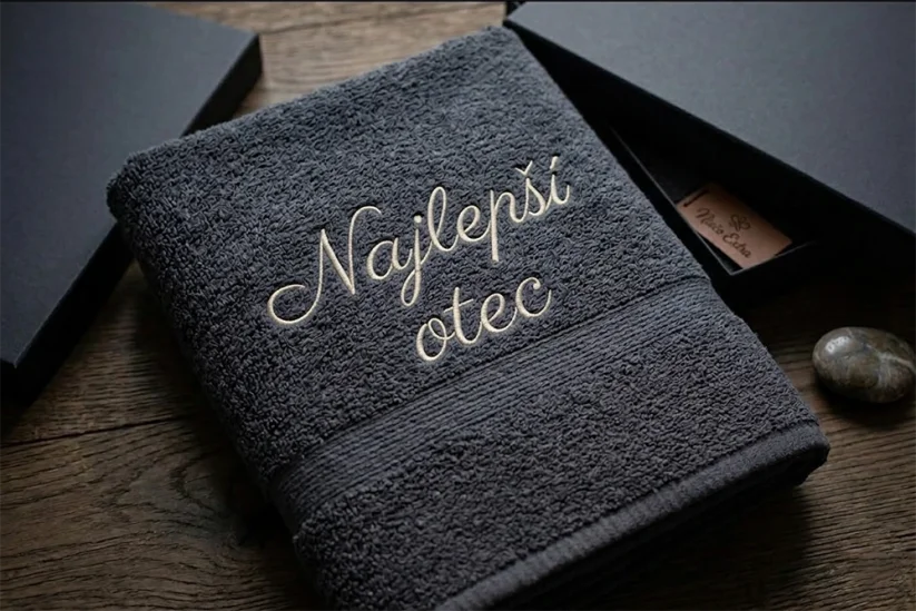Vyšívaná osuška - Najlepší otec