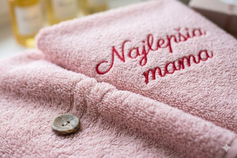 Vyšívaná osuška - Najlepšia mama
