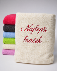 Vyšívaná osuška - Najlepší braček