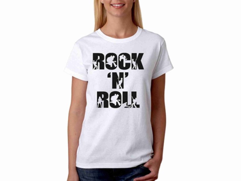 Vtipné tričko - Rock N Roll - Dámske