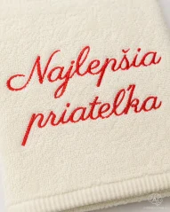 Vyšívaná osuška - Najlepšia priateľka