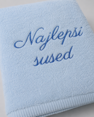 Vyšívaná osuška - Najlepší sused
