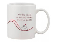 Biely hrnček - Horská dráha život