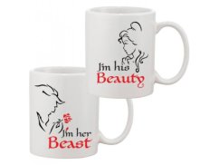 Sada hrnčekov - Beauty, Beast