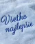 Vyšívaná osuška - Všetko najlepšie