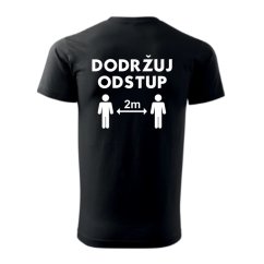Bezpečnostné tričko Dodržuj odstup 1