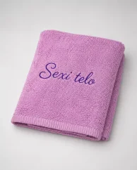 Vyšívaná osuška - Sexi telo