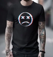 Pánske tričko - Sad Face