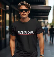 Pánske tričko - ABCDEFUCKYOU