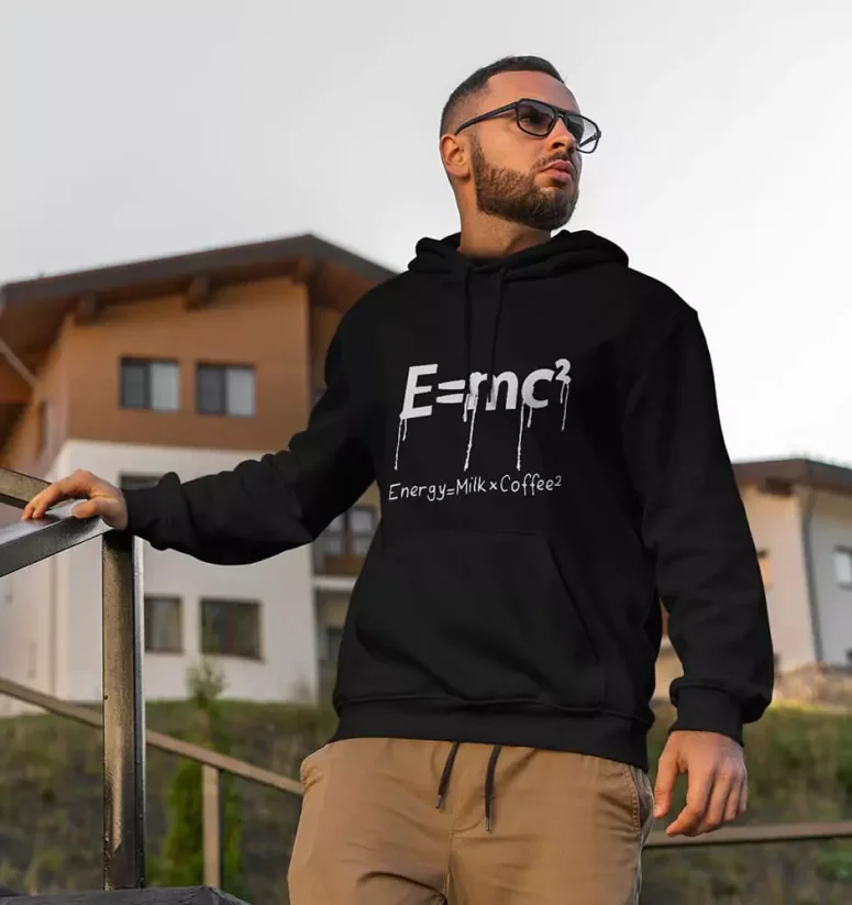 Pánska mikina - Einstein Coffee