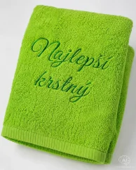 Vyšívaná osuška - Najlepší krstný