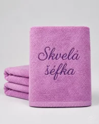 Vyšívaná osuška - Skvelá šéfka