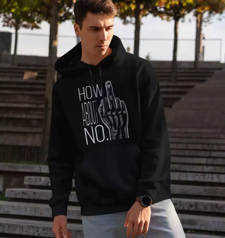 Pánska mikina - How About No