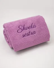 Vyšívaná osuška - Skvelá sestra
