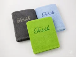 Vyšívaná osuška - Fešák