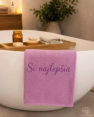 Vyšívaná osuška - Si najlepšia