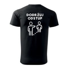 Bezpečnostné tričko Dodržuj odstup 2