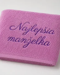 Vyšívaná osuška - Najlepšia manželka