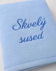 Vyšívaná osuška - Skvelý sused