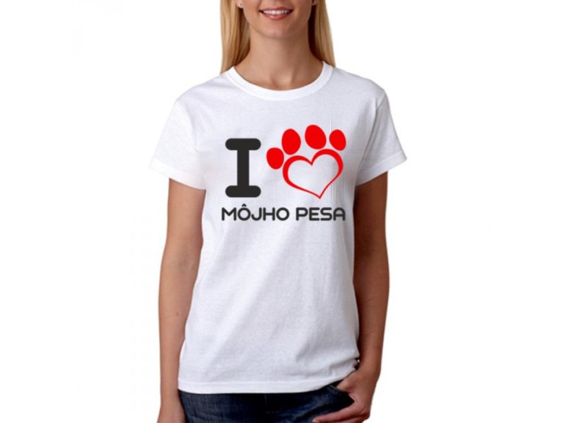 Vtipné tričko - I Love Môjho Pesa