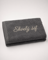Vyšívaná osuška - Skvelý šéf