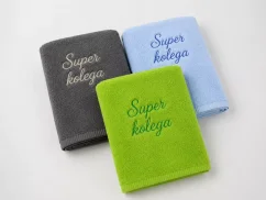 Vyšívaná osuška - Super kolega