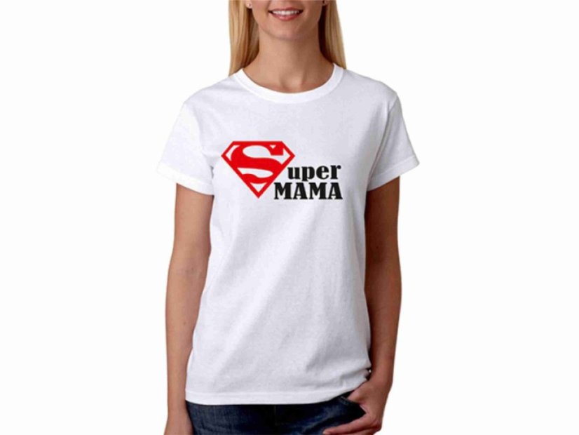Vtipné tričko - Super mama