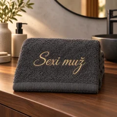 Vyšívaná osuška - Sexi muž