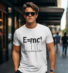 Pánske tričko - Einstein Coffee