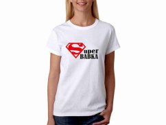Vtipné tričko - Super babka