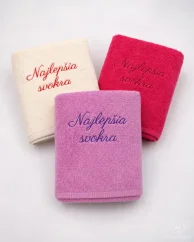 Vyšívaná osuška - Najlepšia svokra