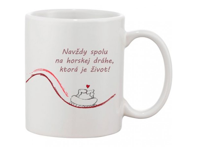 Biely hrnček - Horská dráha život