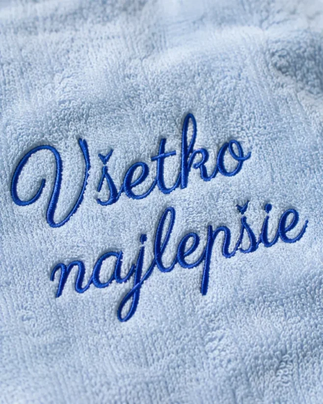 Vyšívaná osuška - Všetko najlepšie
