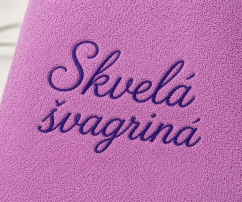 Vyšívaná osuška - Skvelá švagriná