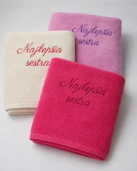 Vyšívaná osuška - Najlepšia sestra