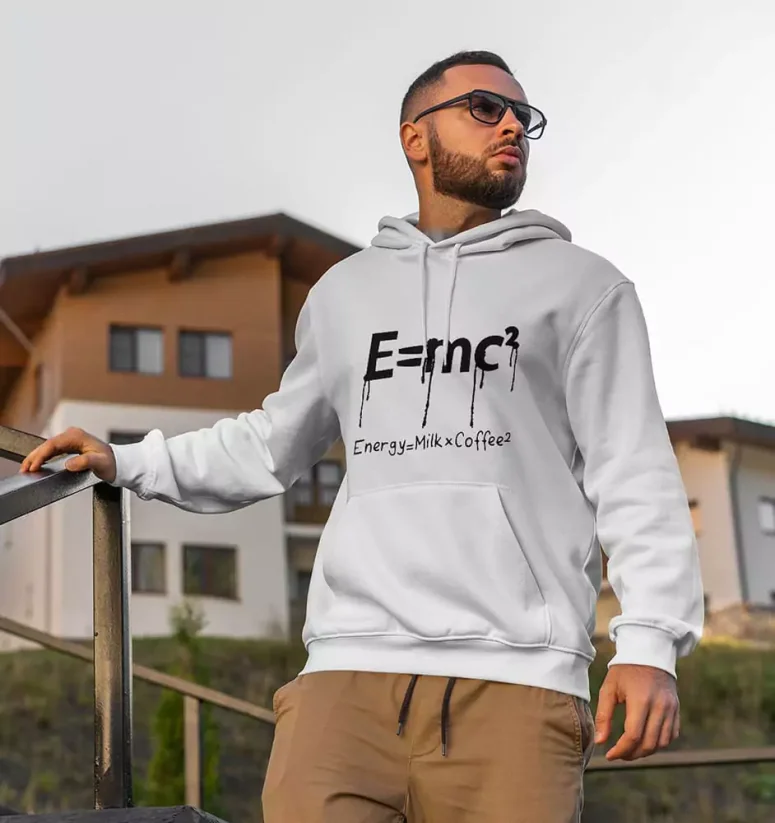 Pánska mikina - Einstein Coffee